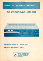 Tesla mc 902 - Navod k udrzbe 